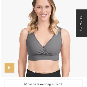 Kindred Bravely Organic Cotton Nursing & Sleep Bra Size Small